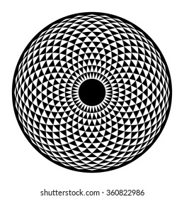 Torus Yantra, Hypnotic Eye sacred geometry basic element.