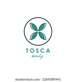 tosca beauty logo template