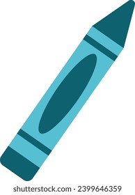Tosca blue crayon icon commemorates world art day