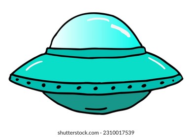 Tosca green ufo alien plane.