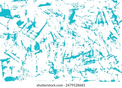 Tosca grunge background. Paint scratches texture backdrop. Abstract rough textured wall.