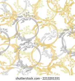 Tosca and yellow tones illustration vector full all-over textile design digital image Funny multicolored print for fabric, paper, any surface design. 