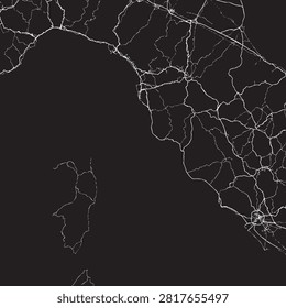 Toscana Highlighted in Black on the map of Italy featuring toscana, highlighted, black, the, map, italy, background, with accurate subject detail, natural visual hierarchy, and clean composition for commercial stock