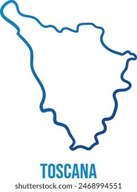 Toscana region abstract linear map