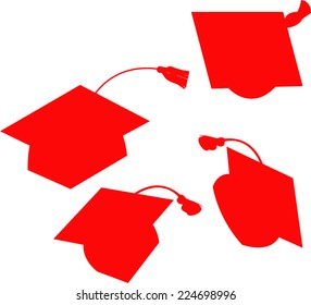 Tossing mortarboards