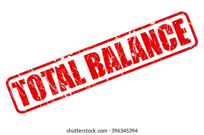 TOTAL BALANCE RED STAMP TEXT ON WHITE