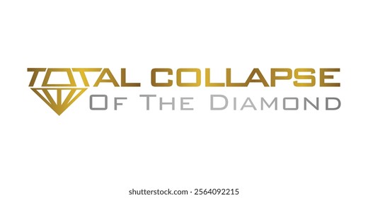 Total Collapse of the Diamond logo design