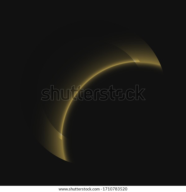 Total eclipse of the sun, eclipse\
background, stock vector\
illustration