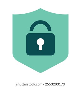 Total Lock – Shield with Lock Representing Full Security Features