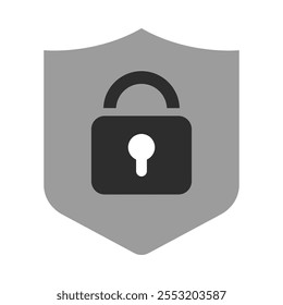 Total Lock – Shield with Lock Representing Full Security Features