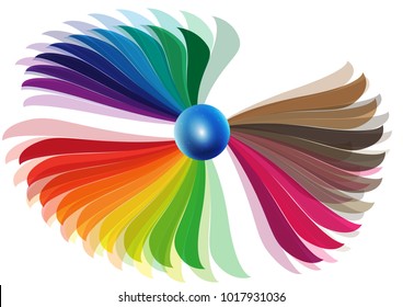 Total paint of color