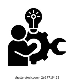 Total Productive Maintenance Icon Element For Design