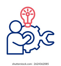 Total Productive Maintenance Icon Element For Design