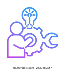Total Productive Maintenance Icon Element For Design