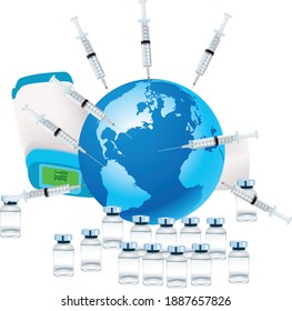 Total World Vacination For Coronavirus Infection