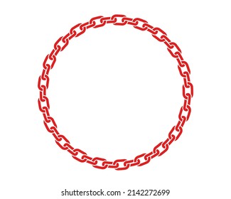 Totalitarian Regime, Frame Chain Symbol Of Slavery. The Problem Of Human Freedom.