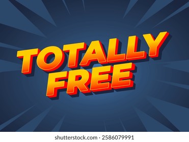 Totally free. Text effect design for social media or marketplace ads