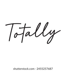 totally text on white background.