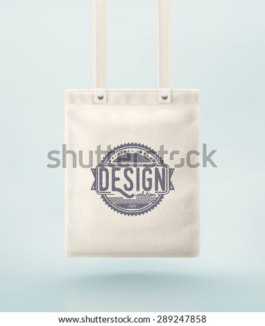 Tote bag for design, eps 10