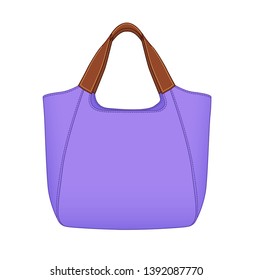 Tote Bag, bag design vector illustration sketch template isolated on white background