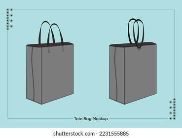 Tote bag design vector illustrations