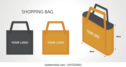 tote bag and goody bag mockup