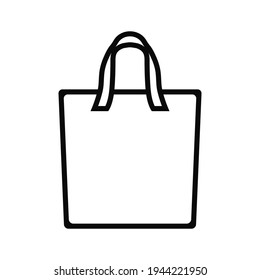 Tote bag icon design template vector illustration