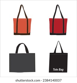 Tote bag icon vector illustration symbol design