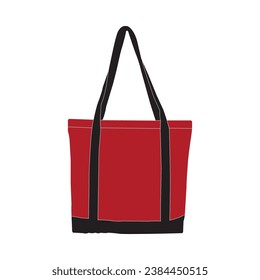 Tote bag icon vector illustration design