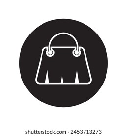 tote bag icon vector illustration design