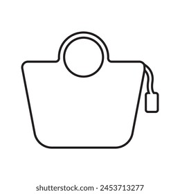 Tote Bag Icon vector illustration design