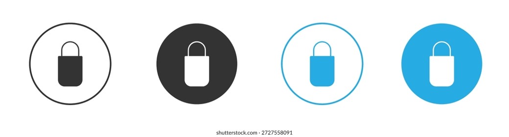Tote bag ícones elemento de design. ilustração vetorial no fundo branco.