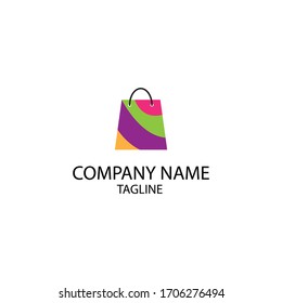 tote bag logo. Can be used for icons.