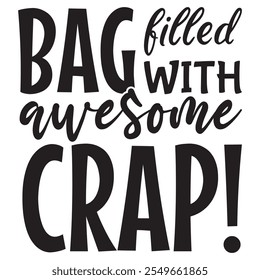 Tote Bag Quotes Design Black and white