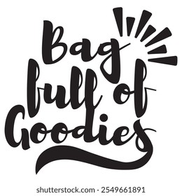 Tote Bag Quotes Design Black and white