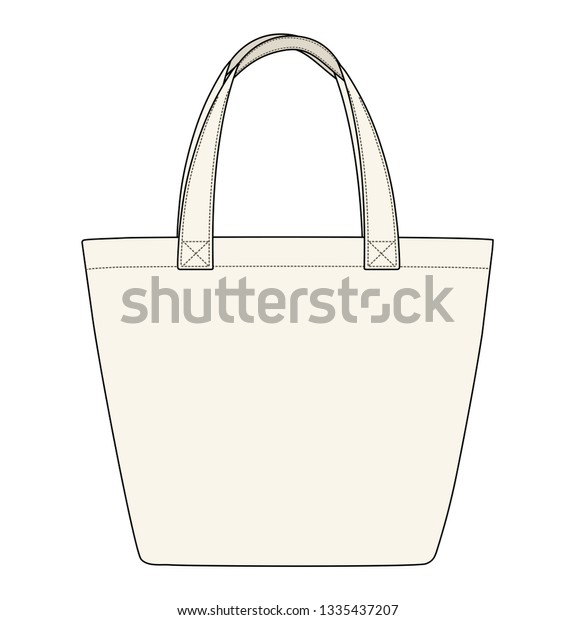 Download Tote Bag Shopping Bag Vector Illustration Stock Vector Royalty Free 1335437207