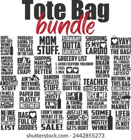 Tote Bag Vector Designs Bundle