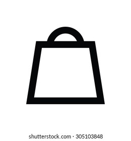 Tote Bag Vector Icon 