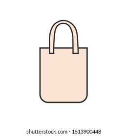 Tote bag vector- illustration design