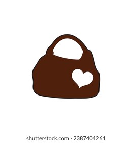 tote bag vector type icon