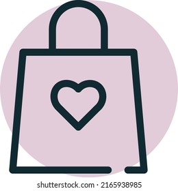 tote bag vector for website symbol icon presentation