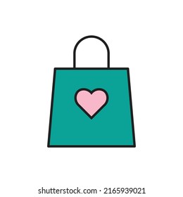 tote bag vector for website symbol icon presentation