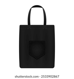 Tote Taschen mit Tasche. Stoff, wiederverwendbar, umweltfreundlich, Einkaufen, Leinwand, Textil, tragen, nachhaltig, schwarz, rot, beige, minimalistisch, Zubehör, Mode, einfach, praktisch, Branding.