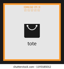 tote vector icon