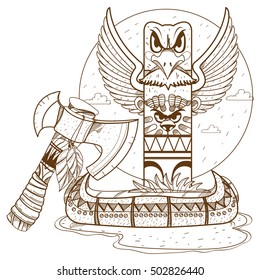 Totem. Ancient beliefs and cults.