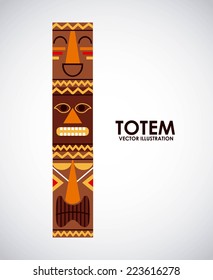 totem graphic design , vector illustration