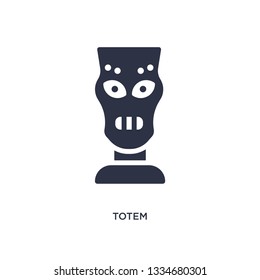 totem icon. Simple element illustration from stone age concept. totem editable symbol design on white background. Can be use for web and mobile.