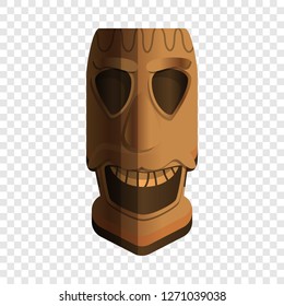 Totem idol icon. Cartoon of totem idol vector icon for web design for web design
