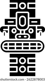 Design de ícone de vetor de Linha de Totem