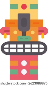 Design de ícone de vetor de Linha de Totem